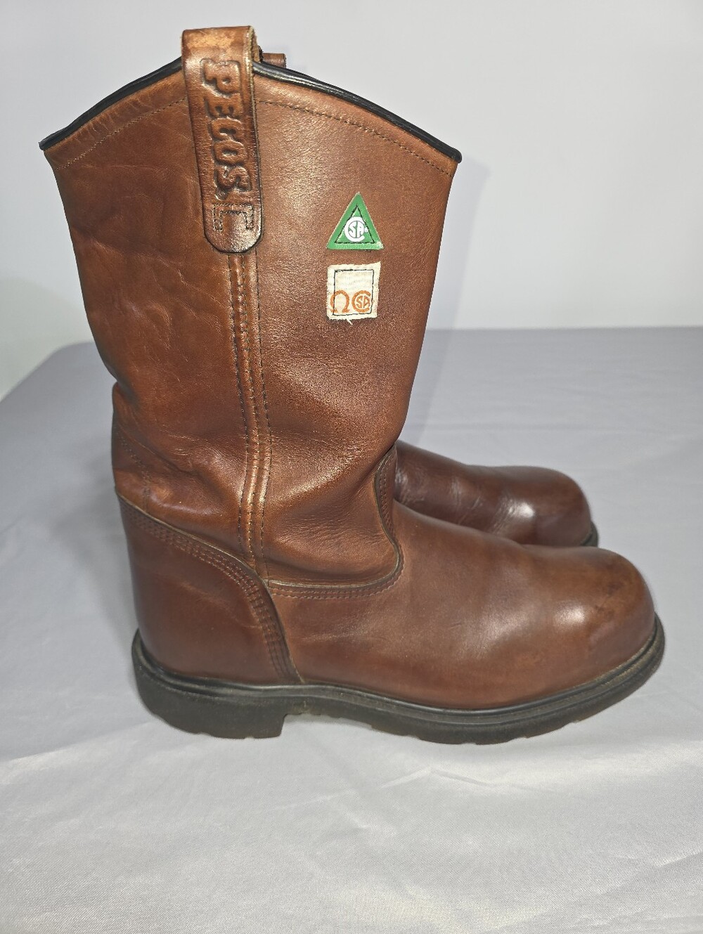 Red Wing 3505 Aztec Leather Work Boots Men’s Size 14 D Steel Toe USA Made